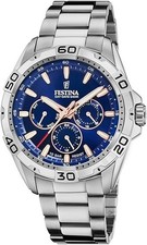 Festina Herrenuhr F20623/2 Swiss Made Chrono Blau 45mm