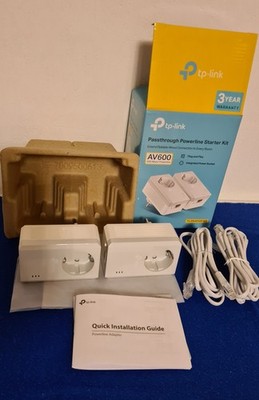 TP-Link TL-PA4010P AV600 Powerline-Adapter Kit, 2er Set