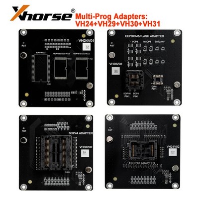 Xhorse Multi-Prog Programmer Adapters with VH24 +VH29 EEPROM FLASH+ VH30+ VH31