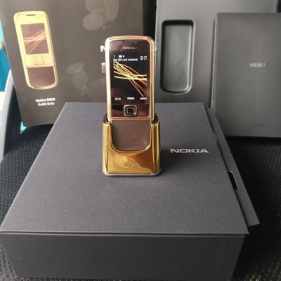 UNLOCKED - GENUINE NOKIA 8800 SAPPHIRE ARTE BROWN GOLD EDITION GSM MOBILE PHONE