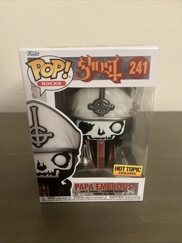 Funko Ghost Pop! Rocks Papa Emeritus I Vinyl Figure Hot Topic Exclusive