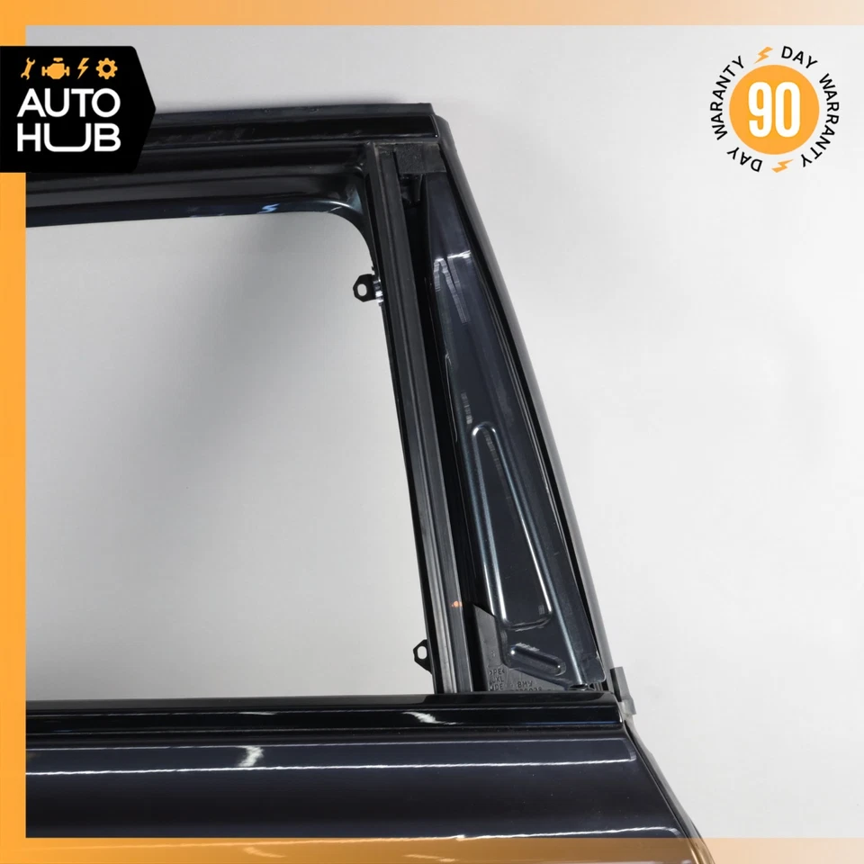 Carcasa de puerta trasera derecha del lado del pasajero 16-22 BMW G12 740Li azul Singapur OEM Foto 2 de 4