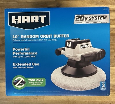 Hart Cordless System 20-Volt 10-inch Random Orbit Buffer Kit HPBF01B Tool Only
