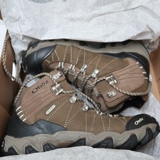Oboz Bridger Mid B-Dry Women  s Walnut Waterproof Hiking Boot Size 8 New w/Box