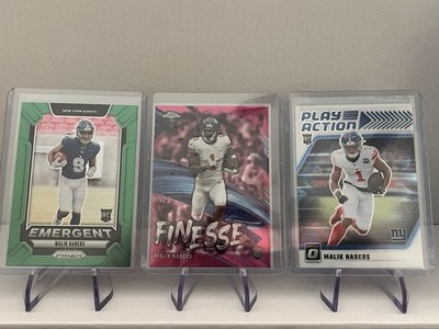 2024 Malik Nabers 8 Card Rookie Lot Green Pink 6 Base/Inserts. NY Giants RC