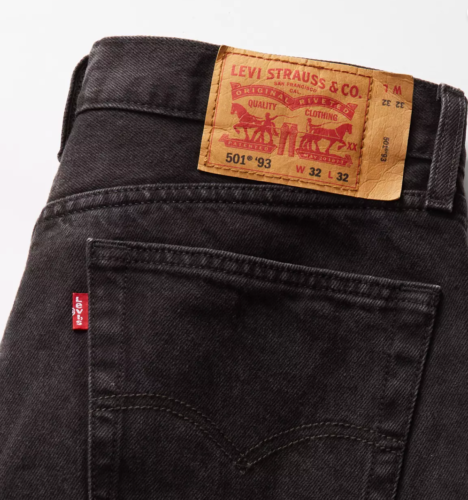 Levi's 501® '93 Straight Jeans Black - Picture 5 of 5