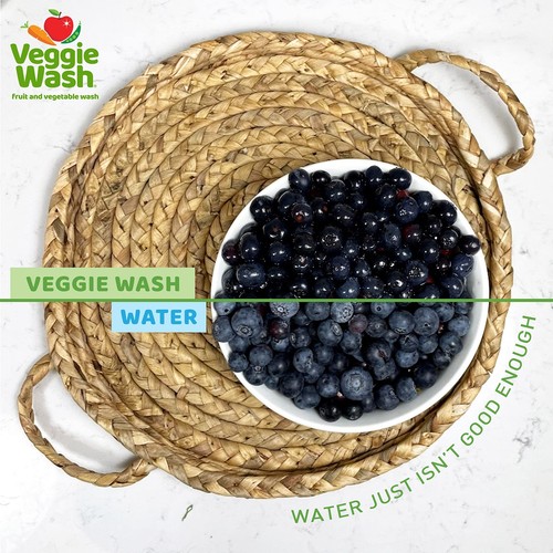 Fruit and Vegetable Wash Ideal for Cleaning Produce 16 Fluid Ounce Pack of 3 - Picture 4 of 5