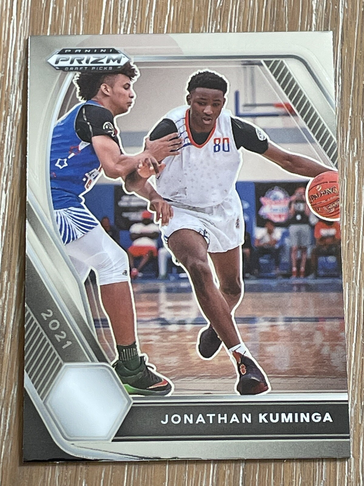 2021 Panini Prizm Draft Picks Silver Jonathan Kuminga Golden State Warriors #5
