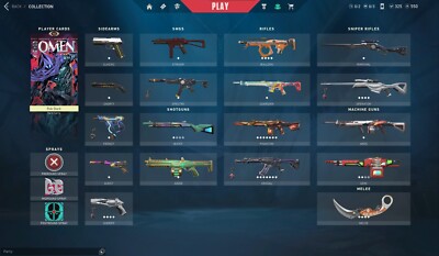 VALORANT ACCOUNT IMMORTAL 3 MIT SKINS