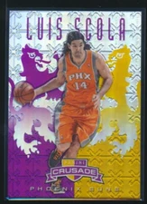 2012-13 Panini Crusade Crusade Purple 16/49 Luis Scola #281 phoenix suns