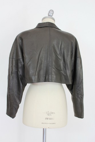 Alaia Leather Black Iconic Bolero 