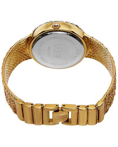 Burgi BUR118YG Women's Watch With Genuine Crystals and Mother of Pearl Dial. New - Picture 3 of 4