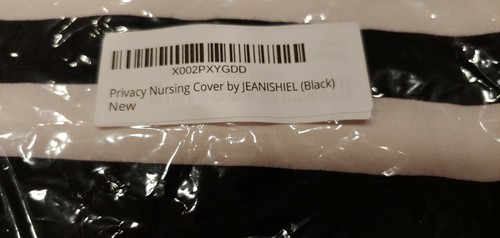Nursing Cover Black & White Stripe Stretchy Carrier Stroller Highchair NEW NIP - Picture 3 of 5