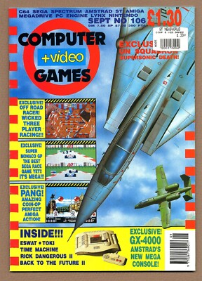 Computer & Video Games Magazine C&VG C+VG 1990 09 September