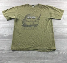 VTG South Park Cartman Big Face T-Shirt "Authority" Olive Green Graphic Tee