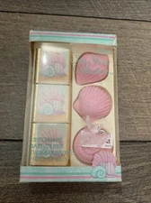 Vintage Delager Sea Shore Collection Mermaid Decor Seashell Soaps Bathroom