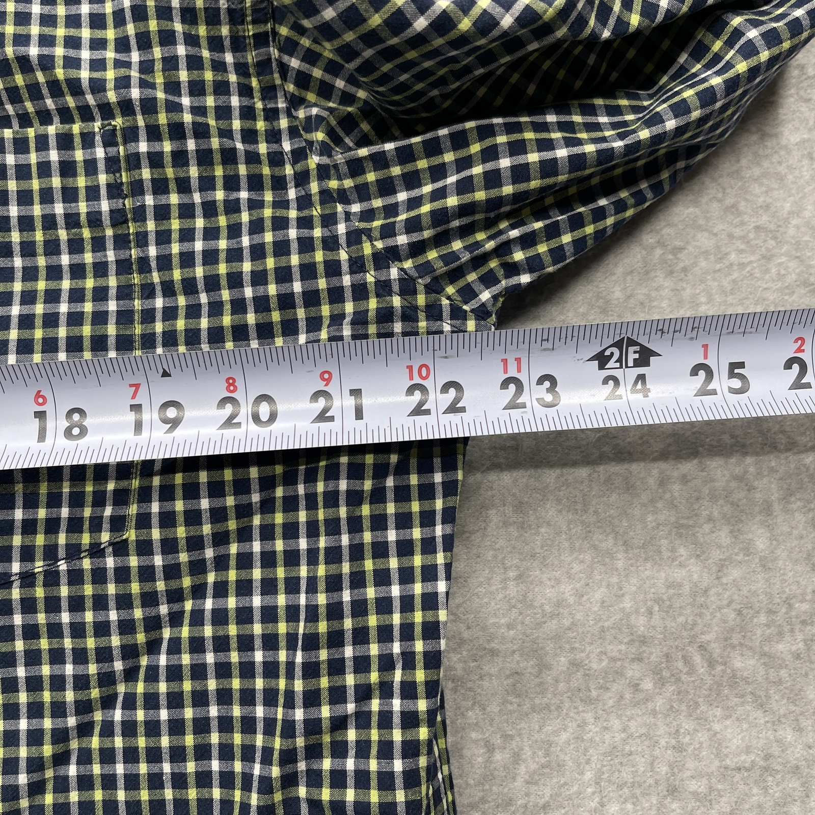 Structure Men's Large Multi-Colored Gingham Long … - image 7