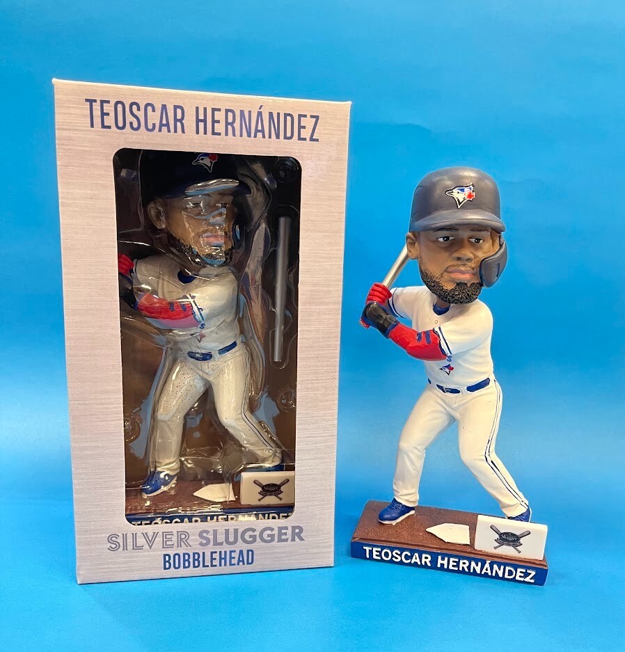 ドジャース　TEOSCAR HERNANDEZ ボブルヘッド Toronto Blue Jays Teoscar Hernandez Silver Slugger