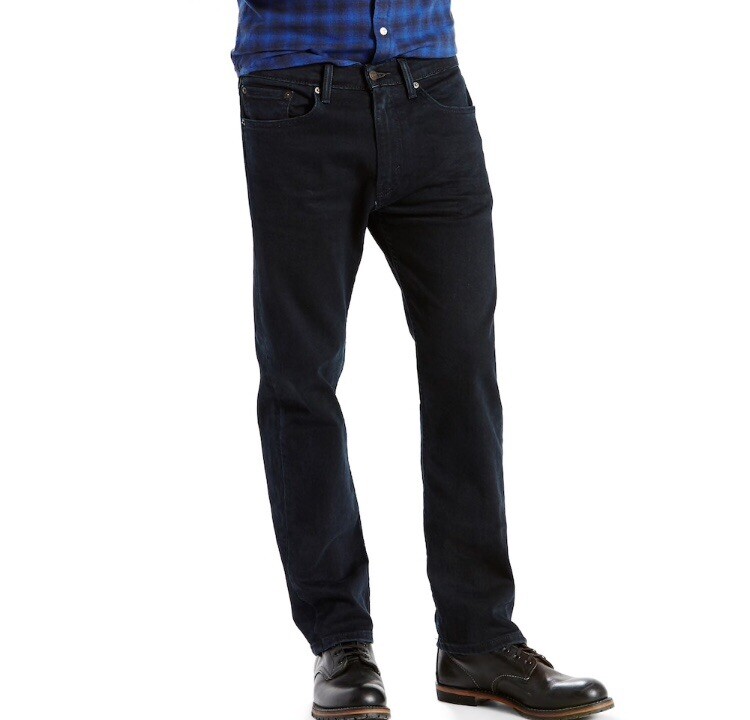 levis 505 stretch black