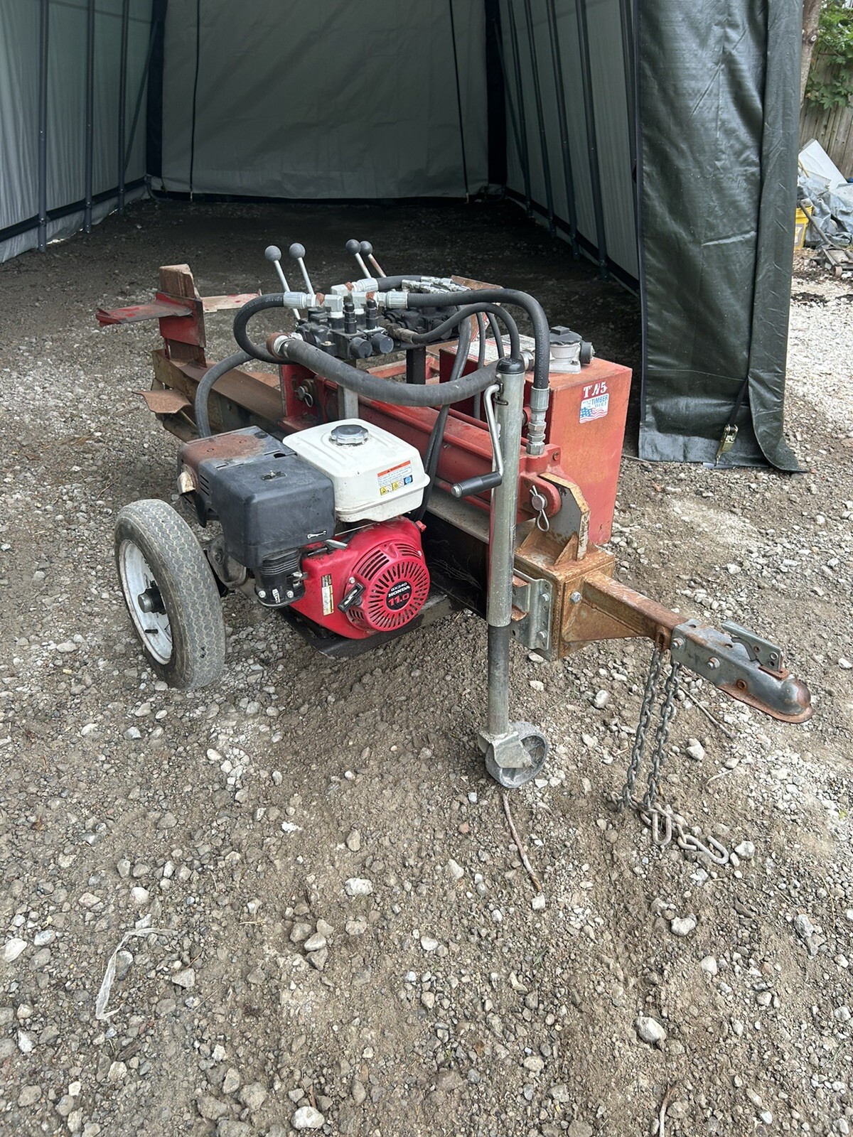 Timberwolf Box Wedge TIMBERWOLF LOG SPLITTER TW-5 4 Way Wedge & Lift. New Motor & hydraulic ...