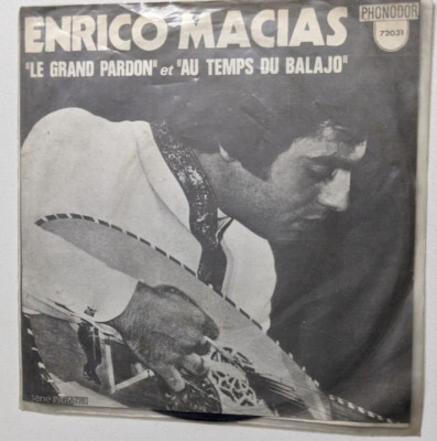 Buste Figurine Enrico Macias – Staran's – Vintage 1960 – France – Avec Boîte D'origine