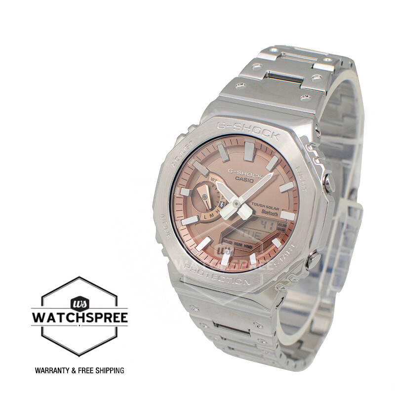 Casio G-Shock (Japan Made) Full Metal Solar S.Steel Band Watch GM