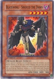 Blackwing - Sirocco the Dawn - CRMS-EN010 - Common - Unlimited Edition x3 - Ligh