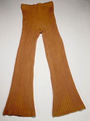 Wayf Sawyer Rib Wide Leg Pants In Peach. NWT. Size Small - Picture 2 of 10