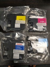 Staples Black LC103XL LC103Y LC103C LC103M Ink Cartridges Set