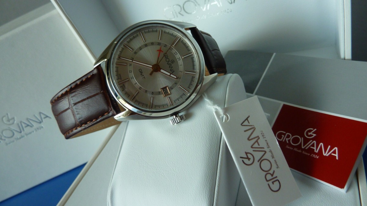 Grovana GMT Men's watch 42mm NEW