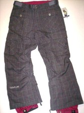 QUIKSILVER Men's RAILIN Snow Pants - GRY - Size XLarge - NWT