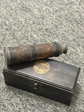Marine Antique Telescope 16" inch Maritime Nautical Brass and Leather Spyglass