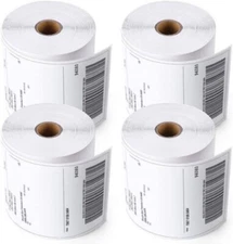 4 Rolls 4x6 Direct Thermal Shipping Labels - 250 per roll - 1000 labels