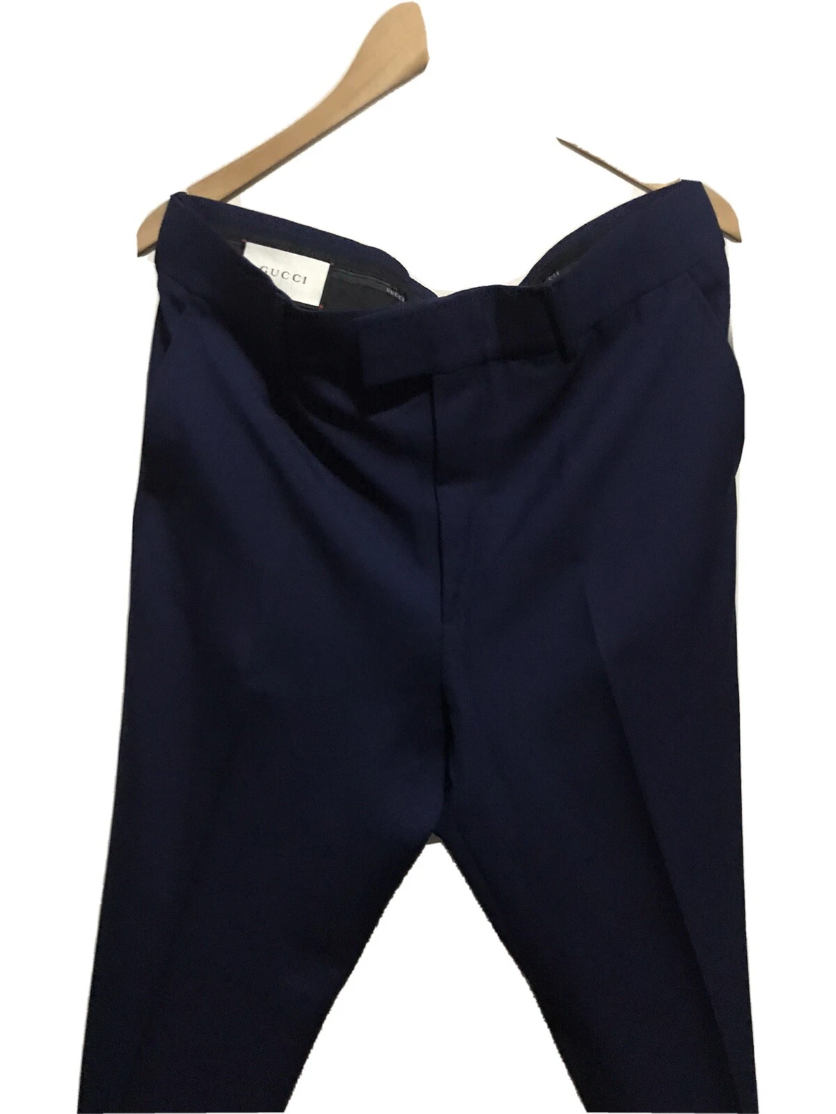 Pantalon homme bleu marine Gucci