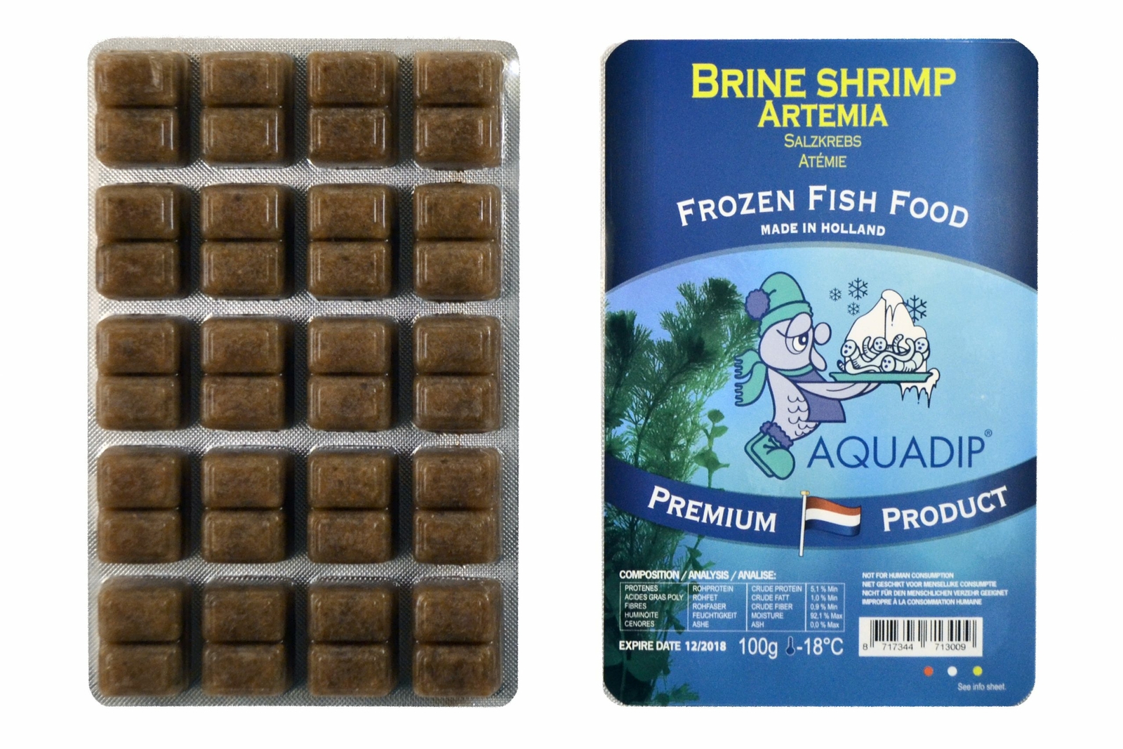 Frozen Fish Food 100g FREE P&P MINIMUM ORDER 5 PACKS Buy 5 get 6th 1