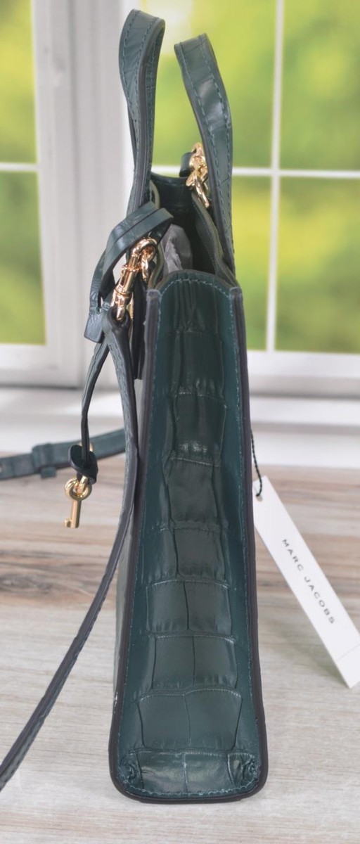New MARC JACOBS Croc Print Leather Micro MINI GRIND