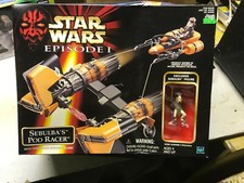 Star Wars Episode I Sebulba's Pod Racer Vehicle Ship 1998 Hasbro With Figure EP1