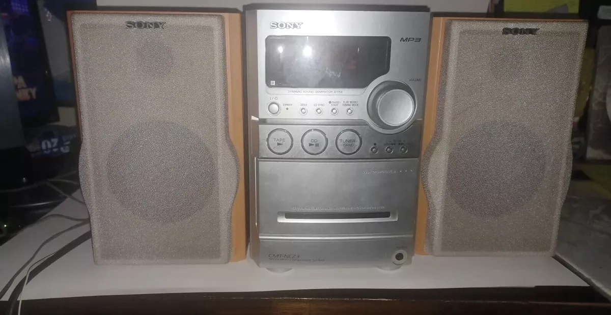 Sony CMT-NEZ3 AM/FM Stereo CD MP3 Micro Hi-Fi Component System NO REMOTE