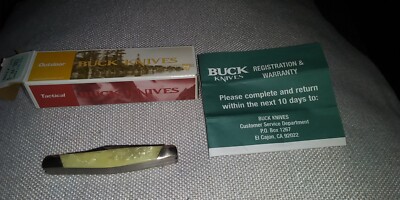 Buck Knife Cade Poly Pearl B303 Cat. 7155 New In Box 