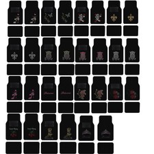 Brand New Rhinestone Front Rear Back Universal Fit Car Truck Carpet Floor Mats Brand New Rhinestone Front Rear Back Universal Fit Car Truck Carpet Floor Mats