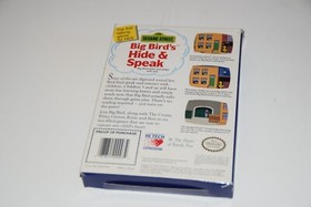 Sesame Street: Big Bird's Hide & Speak Nintendo NES Game COMPLETE CIB TESTED
