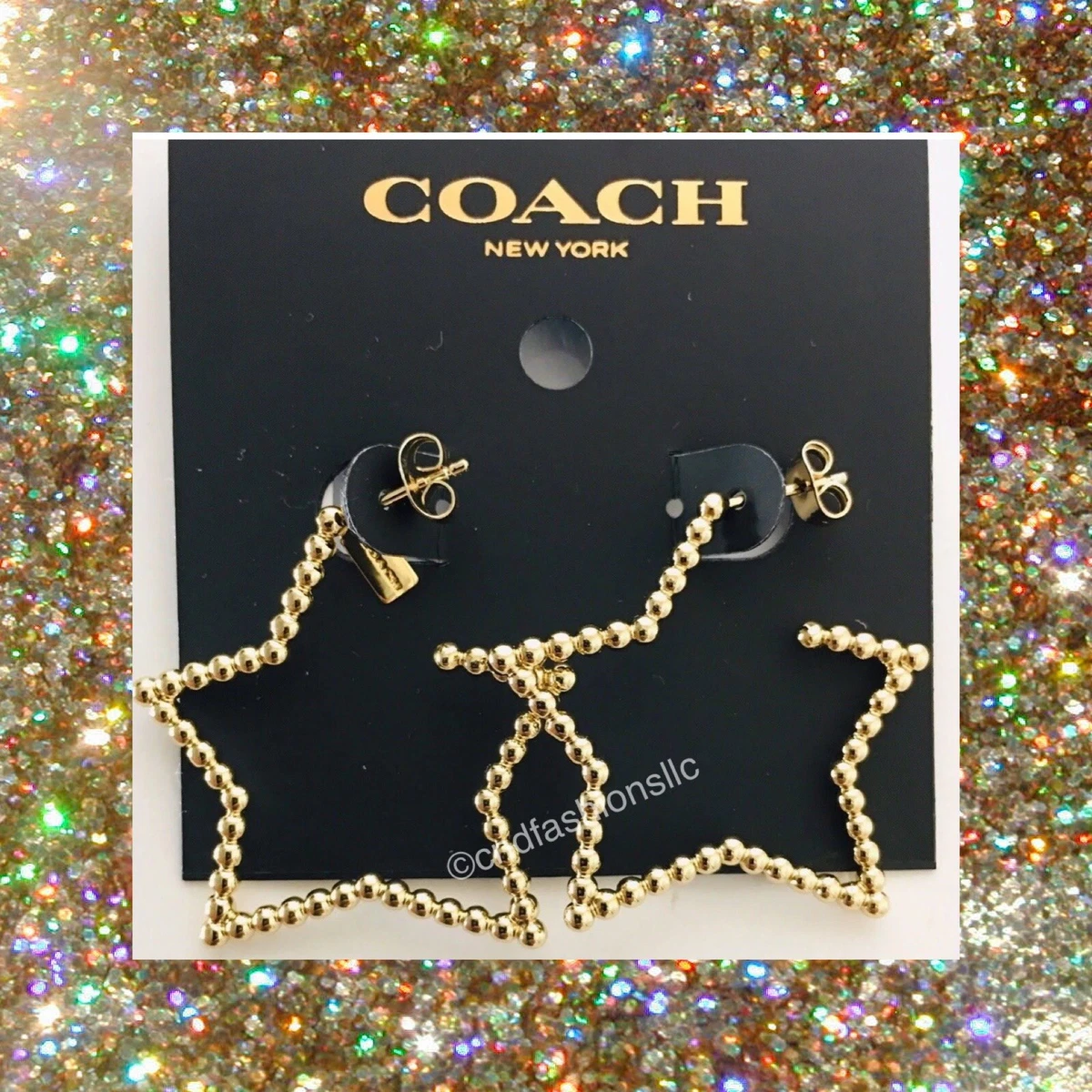 Coach star earrings clearance