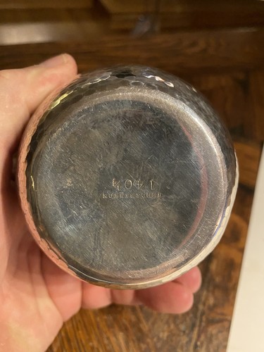 antique REED & BARTON Silver Plate TEA CANNISTER Jar #140 1/4 - Picture 7 of 9