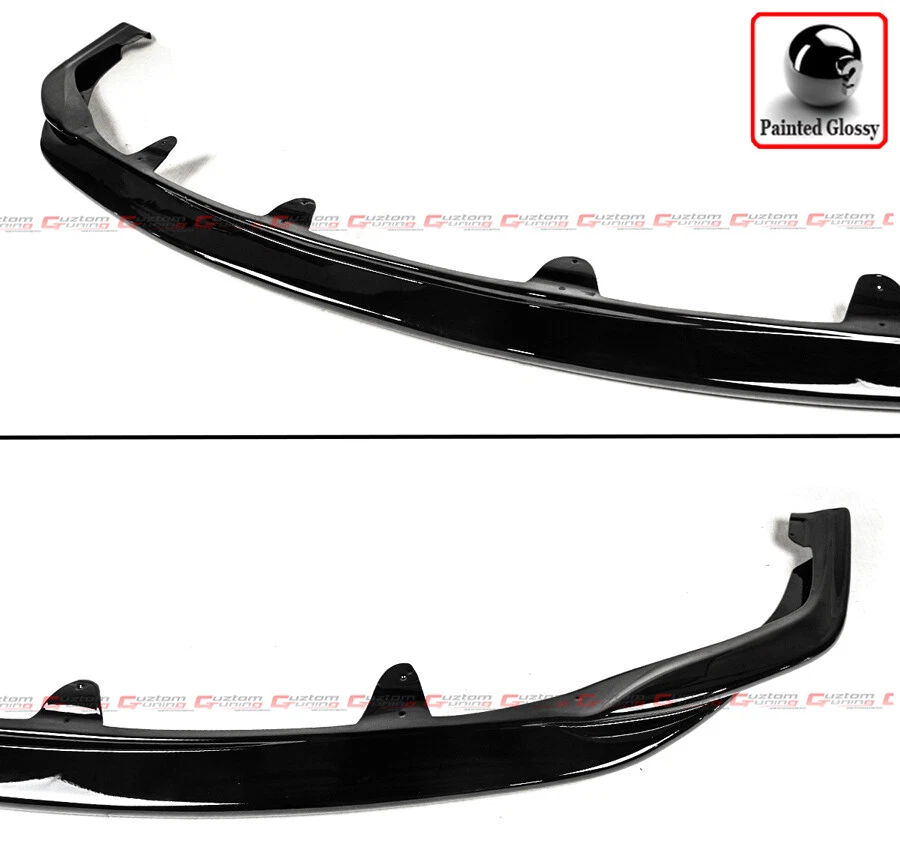 For 2015-18 Lexus RC300 RC350 F-Sport JDM SK Style Gloss Black Front Bumper Lip - Image 4 of 4