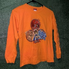 vintage 90s Yu-Gi-Oh Make Your Move It s Time To Duel Longsleeve Shirt YOUTH M