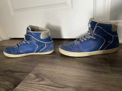 RARE Supra Vaider High Patent Blue/Silver - Size 13 Supra Shoes | eBay