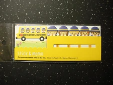 Stick & Memo - School Bus