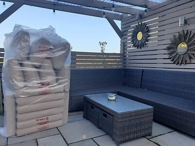 GARDEN FURNITURE CUSHION STORAGE BAGS COVER DUST PROTECTION REMOVALS DIY LARGE