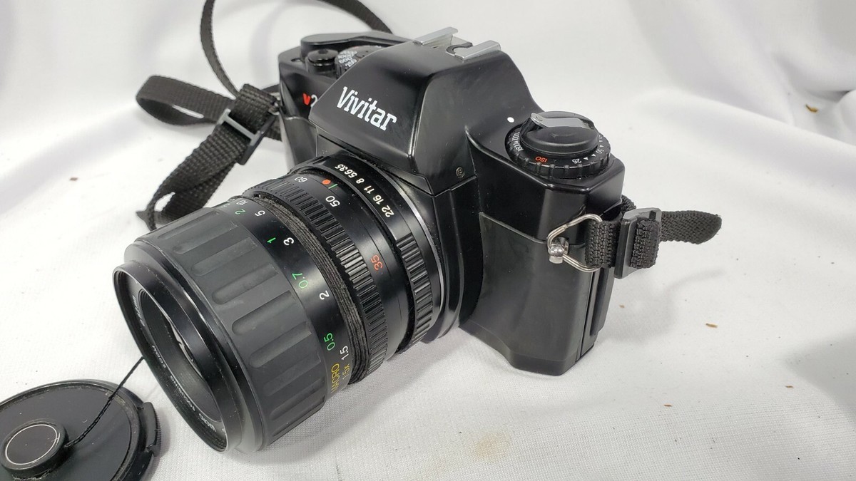 Lot Appareil Photo Argentique Vivitar V2000 + Objectif Zoom 35-70mm 1:3.5 4.8 - Occasion