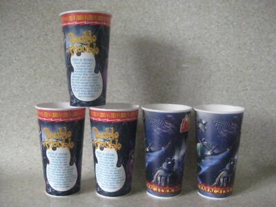 5 Mcdonald's Hercules Disney Armageddon Waxed Paper Cup Tumbler